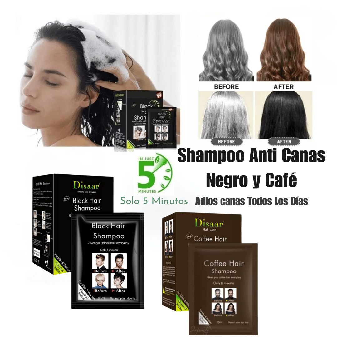 Shampoo Cabello Canas Sachet Caja 10 Uni